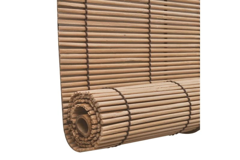 Rullgardin bambu 150x160 cm brun - Brun - Textil & mattor - Gardiner - Rullgardin
