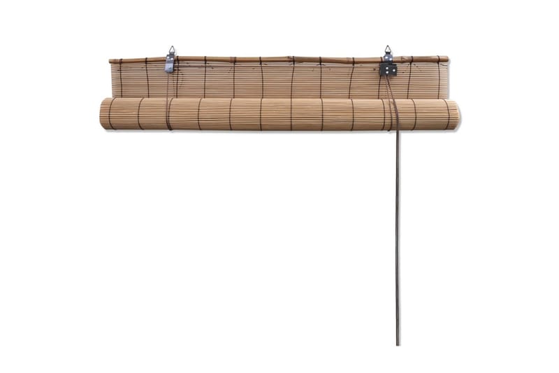 Rullgardin bambu 150x160 cm brun - Brun - Textil & mattor - Gardiner - Rullgardin