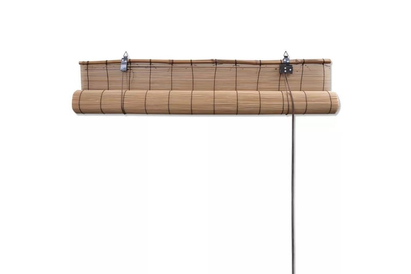 Rullgardin bambu 150x220 cm brun - Natur/Brun - Rullgardin