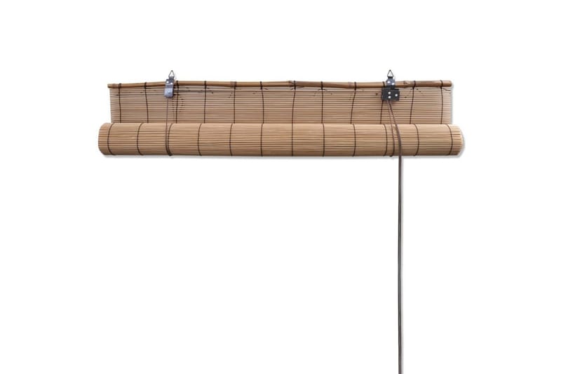 Rullgardin brun bambu 80x160 cm - Natur/Brun - Rullgardin