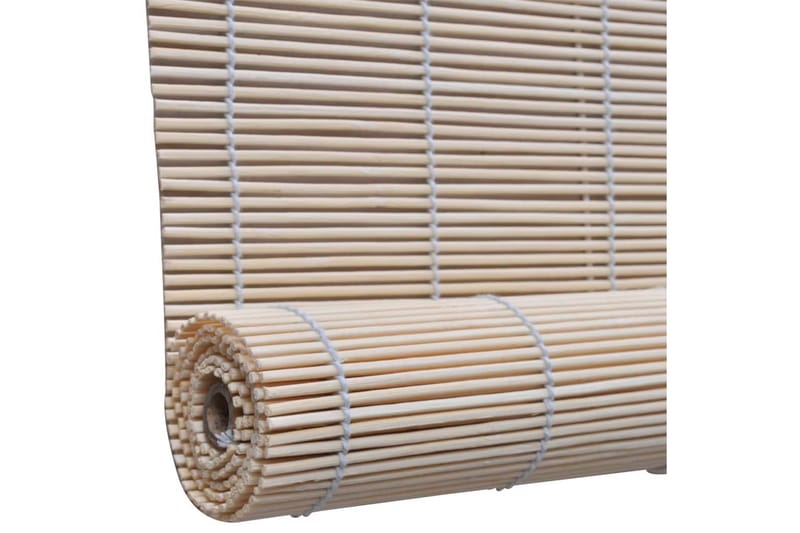Rullgardin i naturlig bambu 150x220 cm - Beige - Rullgardin