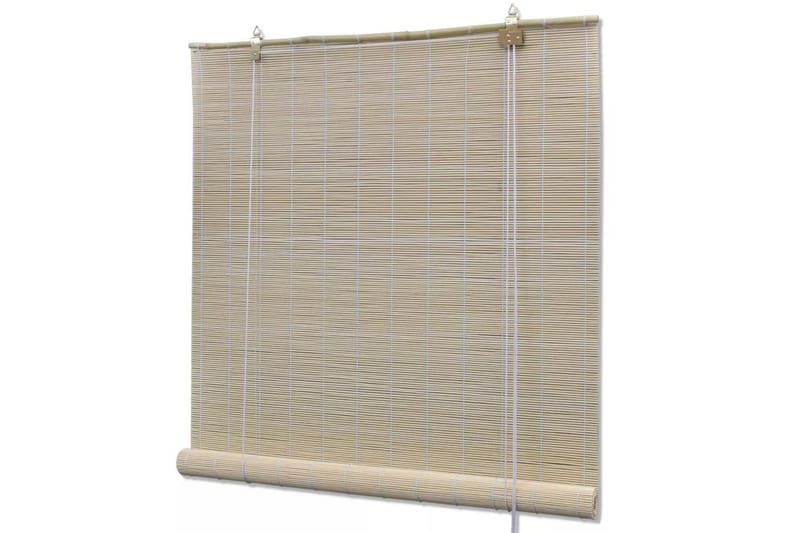 Rullgardin naturlig bambu 140x160 cm - Natur/Beige - Rullgardin