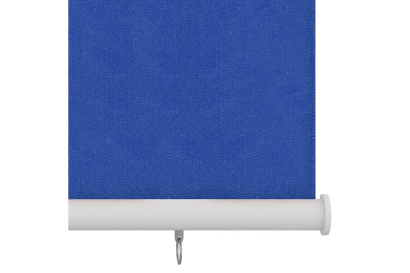 Rullgardin utomhus 140x230 cm blå HDPE - Blå - Textil & mattor - Gardiner - Rullgardin