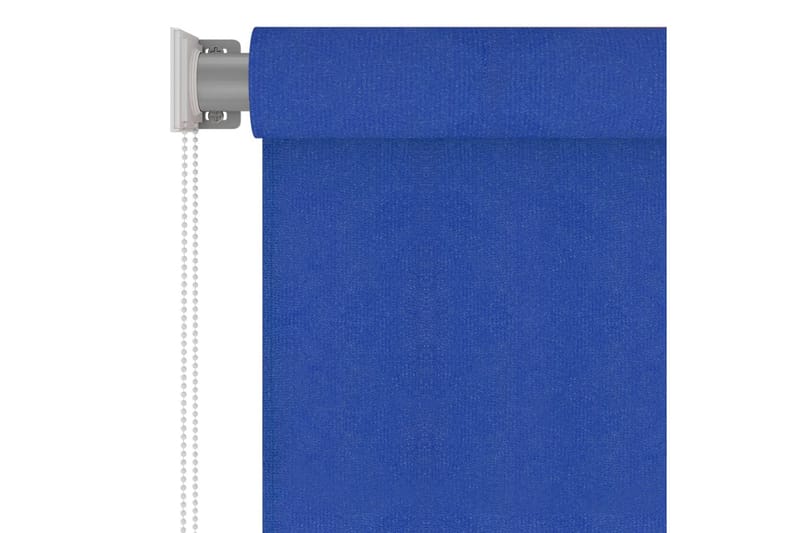 Rullgardin utomhus 140x230 cm blå HDPE - Blå - Textil & mattor - Gardiner - Rullgardin