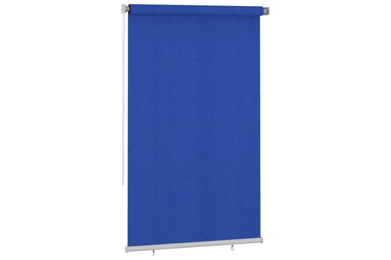 Rullgardin utomhus 140x230 cm blå HDPE - Blå - Textil & mattor - Gardiner - Rullgardin