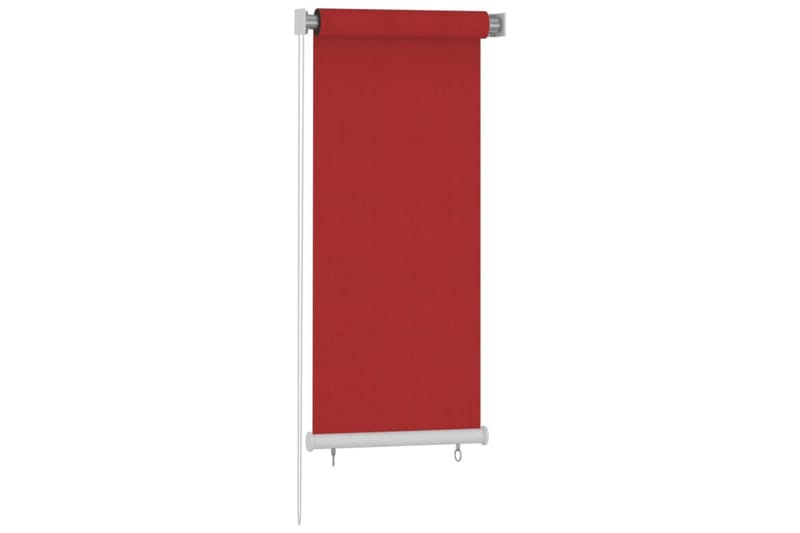 Rullgardin utomhus 60x140 cm röd HDPE - Röd - Textil & mattor - Gardiner - Rullgardin