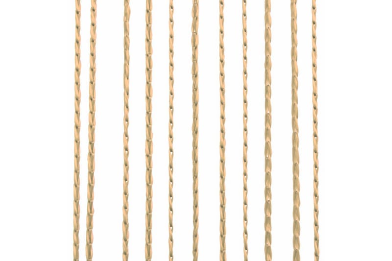 Trådgardiner 2 st 100x250 cm beige - Beige - Mörkläggningsgardiner