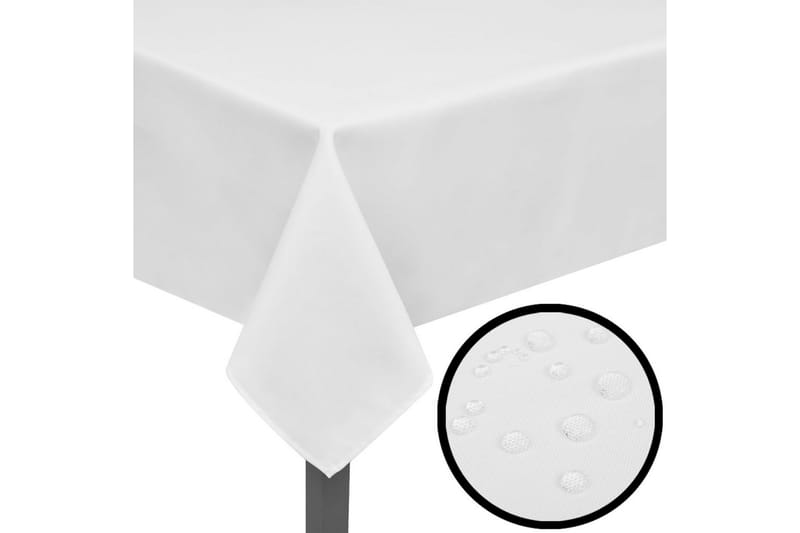 5 Bordsdukar Vit 220x130 cm - Vit - Textil & mattor - Kökstextilier