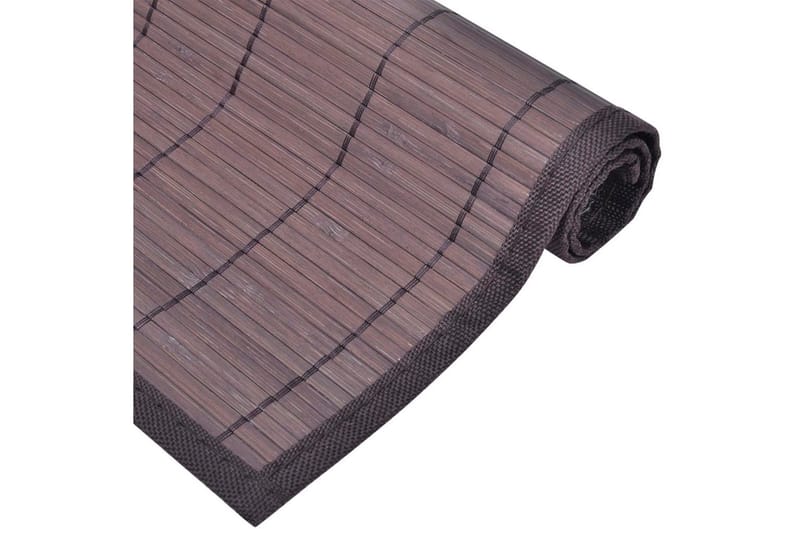 6 Bordstabletter i bambu 30x45 cm mörkbrun - Natur/Mörkbrun - Textil & mattor - Kökstextilier