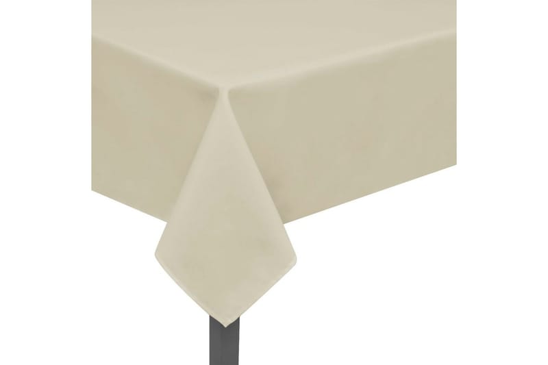 Bordsduk 5 st gräddvit 170x130 cm - Kräm - Textil & mattor - Kökstextilier