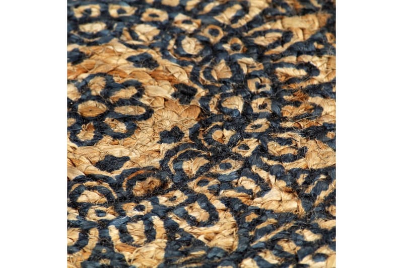Bordstabletter 4 st mörkblå 38 cm rund jute - Mörkblå - Textil & mattor - Kökstextilier