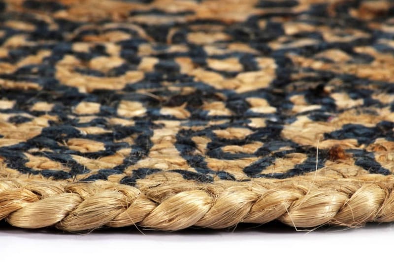 Bordstabletter 4 st mörkblå 38 cm rund jute - Mörkblå - Textil & mattor - Kökstextilier