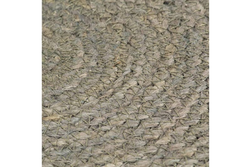 Bordstabletter 6 st grå 38 cm rund jute - Grå - Textil & mattor - Kökstextilier