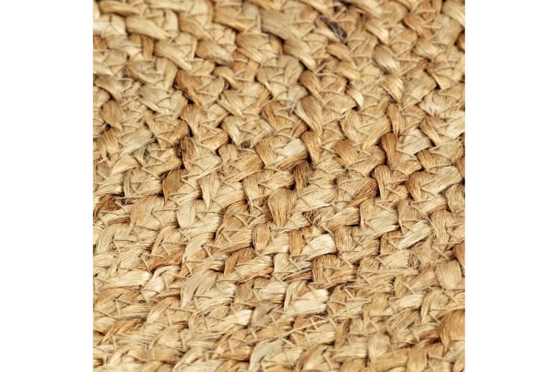 Bordstabletter 6 st naturlig 38 cm rund jute - Brun - Textil & mattor - Kökstextilier