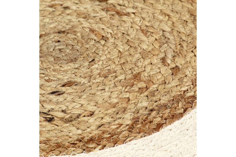 Bordstabletter 6 st naturlig 38 cm rund jute och bomull - Natur/Brun - Textil & mattor - Kökstextilier