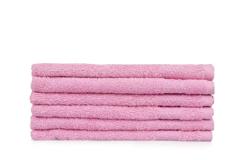 Hobby Handduk 30x50 cm 6-pack - Rosa - Textil & mattor - Badrumstextilier - Handduk