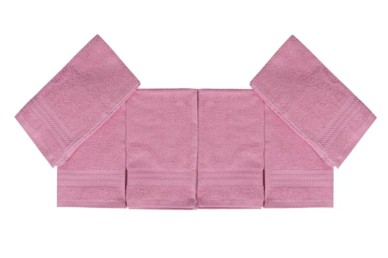 Hobby Handduk 30x50 cm 6-pack - Rosa - Textil & mattor - Badrumstextilier - Handduk