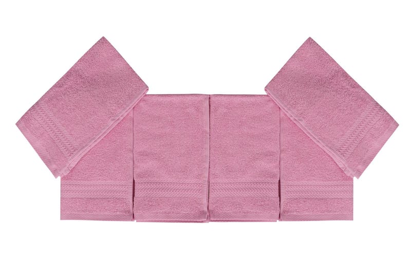 Hobby Handduk 30x50 cm 6-pack - Rosa - Textil & mattor - Badrumstextilier - Handduk