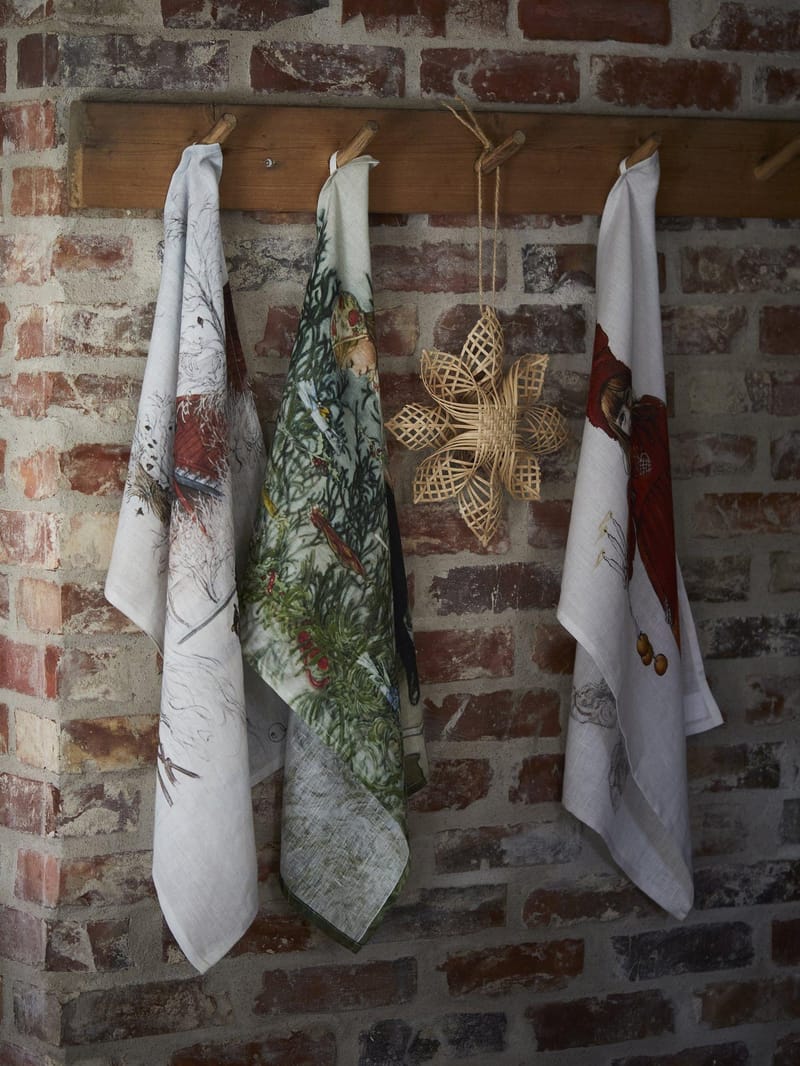 Kökshandduk Idun 50 x 70 cm - Röd - Textil & mattor - Kökstextilier
