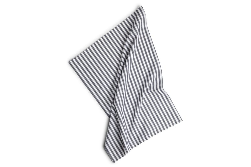 KL T Stripe Kökshandduk 40x60 cm Marinblå - Kosta Linnewäfveri - Textil & mattor - Kökstextilier
