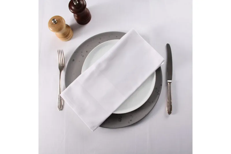Servett Fritz Magnus Trading Delight 50 x 50 cm Vit - Textil & mattor - Kökstextilier - Tygservetter