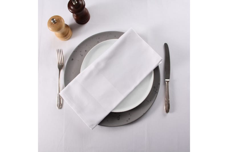 Servett Fritz Magnus Trading Delight 50 x 50 cm Vit - Textil & mattor - Kökstextilier - Tygservetter
