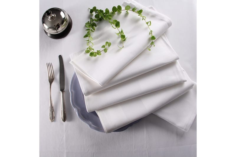 Servett Fritz Magnus Trading Delight 50 x 50 cm Vit - Textil & mattor - Kökstextilier - Tygservetter