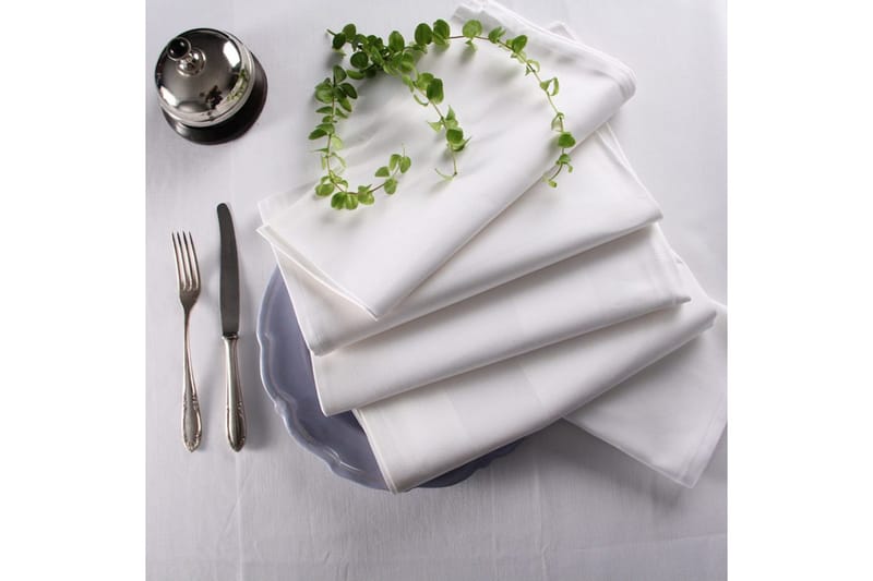 Servett Fritz Magnus Trading Delight 50 x 50 cm Vit - Textil & mattor - Kökstextilier - Tygservetter