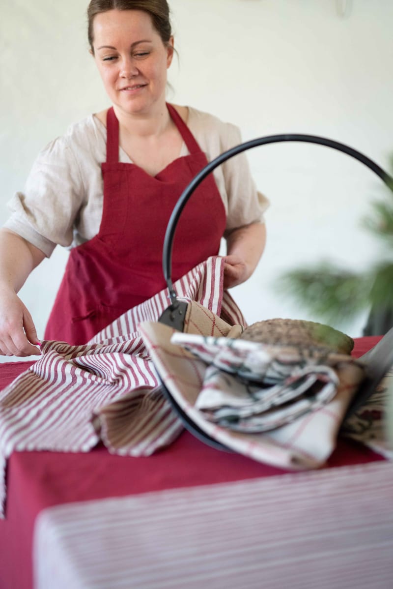 Vide Förkläde 63x90 cm - Röd - Textil & mattor - Kökstextilier
