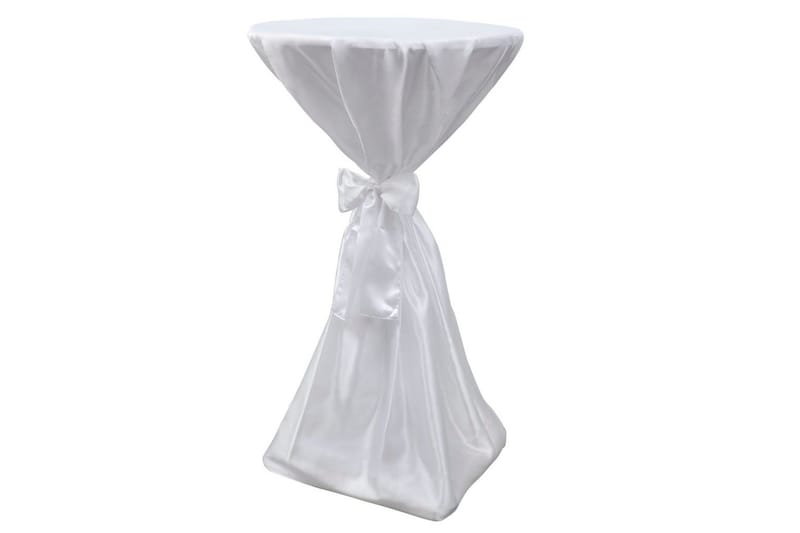 Vit bordsduk med rosett 60 cm 2-pack - Vit - Textil & mattor - Kökstextilier