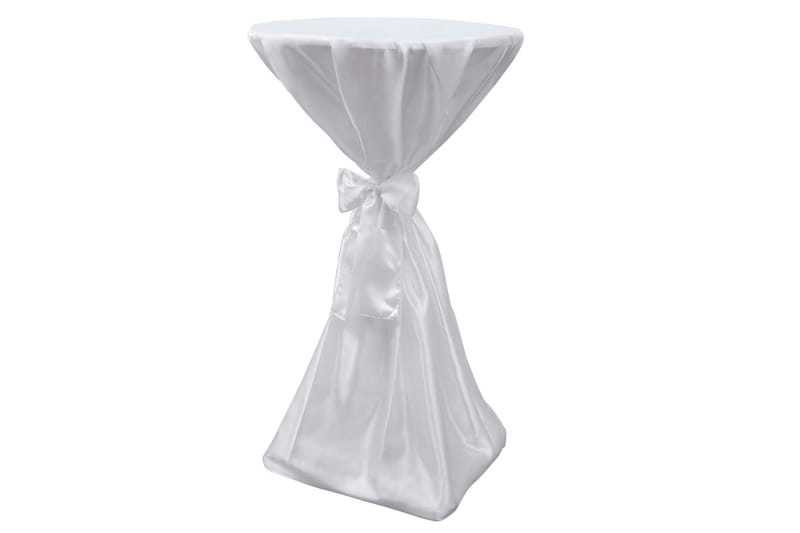Vit bordsduk med rosett 70 cm 2-pack - Vit - Textil & mattor - Kökstextilier
