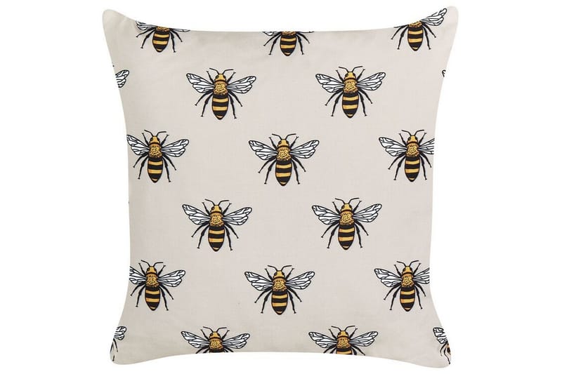 Arnesano Utomhuskudde 45x45 cm 2 st - Beige/Svart - Textil & mattor - Filtar, kuddar & plädar - Utekudde