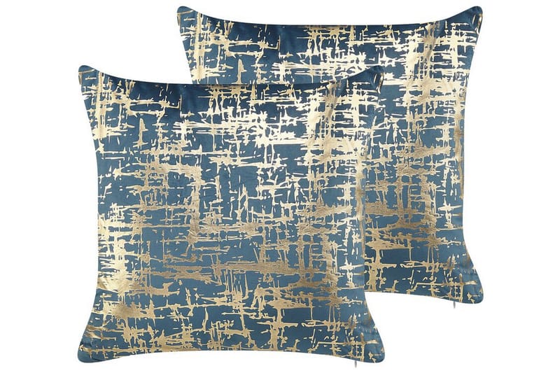 Beneton Utomhuskudde 45x45 cm - Blå/Guld - Textil & mattor - Filtar, kuddar & plädar - Utekudde