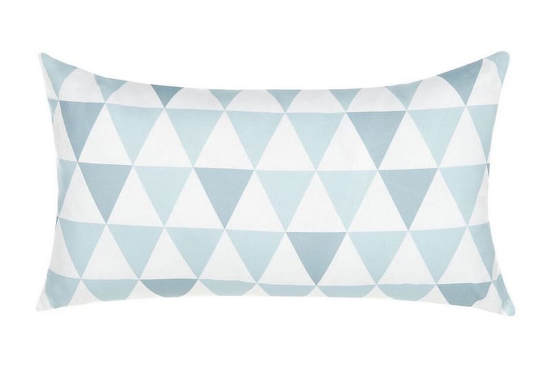 Burgeo Utomhuskudde 42x60 cm, Blå/Vit