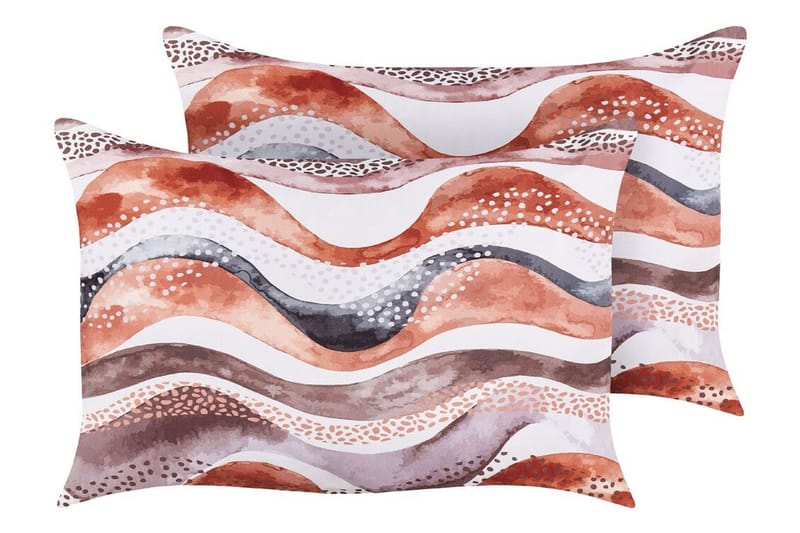 Cannole Utomhuskudde 42x60 cm 2 st - Brun/Vit/Svart - Textil & mattor - Filtar, kuddar & plädar - Utekudde