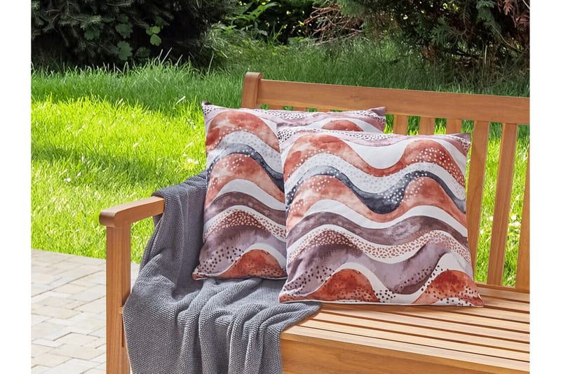 Cannole Utomhuskudde 45x45 cm - Brun/Vit/Svart - Textil & mattor - Filtar, kuddar & plädar - Utekudde