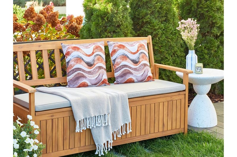 Cannole Utomhuskudde 45x45 cm - Brun/Vit/Svart - Textil & mattor - Filtar, kuddar & plädar - Utekudde