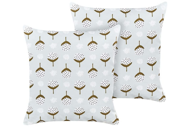 Carini Utomhuskudde 45x45 cm - Grön/Vit - Textil & mattor - Filtar, kuddar & plädar - Utekudde