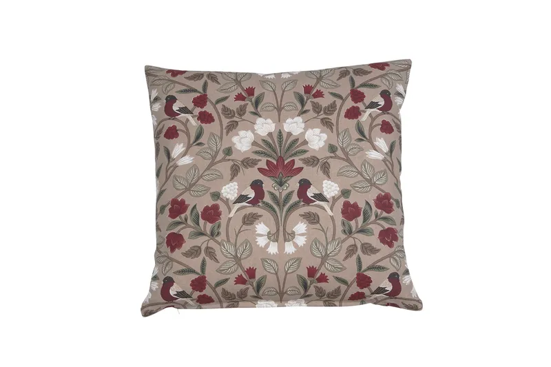 Corinne Kuddfodral 45x45 cm, Röd