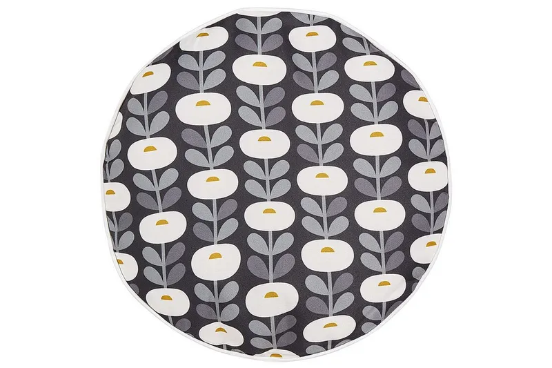 Corsano Utomhuskudde 40 cm Rund, Grå/Vit