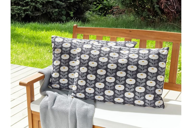 Corsano Utomhuskudde 42x60 cm - Grå/Vit - Textil & mattor - Filtar, kuddar & plädar - Utekudde