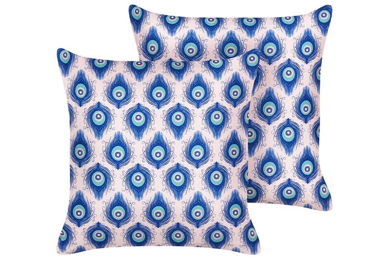 Didsbury Utomhuskudde 45x45 cm - Blå/Rosa - Textil & mattor - Filtar, kuddar & plädar - Utekudde