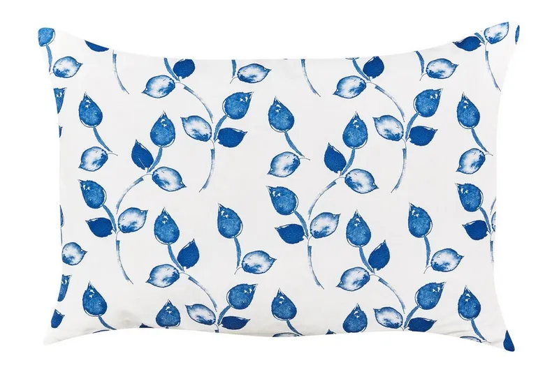 Fasano Utomhuskudde 42x60 cm, Vit/Blå