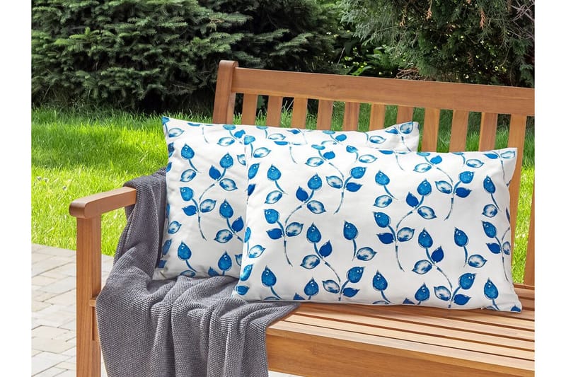 Fasano Utomhuskudde 42x60 cm - Vit/Blå - Textil & mattor - Filtar, kuddar & plädar - Utekudde