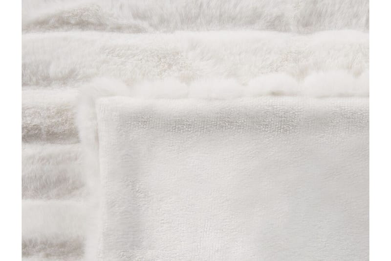 Abteh Pläd 150x200 cm Tvåsidig - Vit - Textil & mattor - Filtar, kuddar & plädar - Filtar & plädar