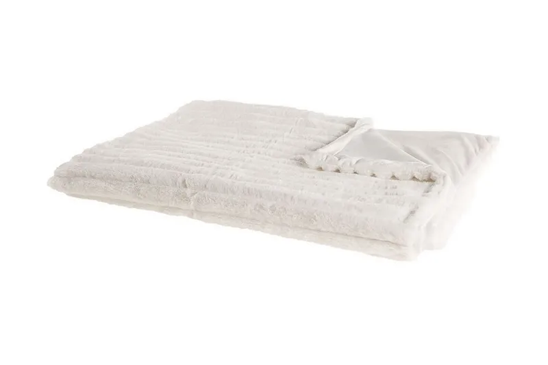 Abteh Pläd 150x200 cm Tvåsidig, Vit