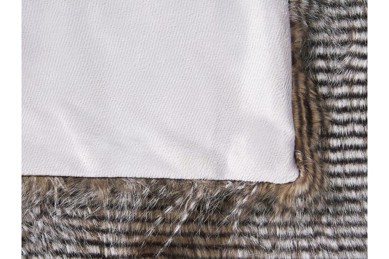 Asdad Pläd 150x200 cm Tvåsidig - Brun/Vit - Textil & mattor - Filtar, kuddar & plädar - Filtar & plädar