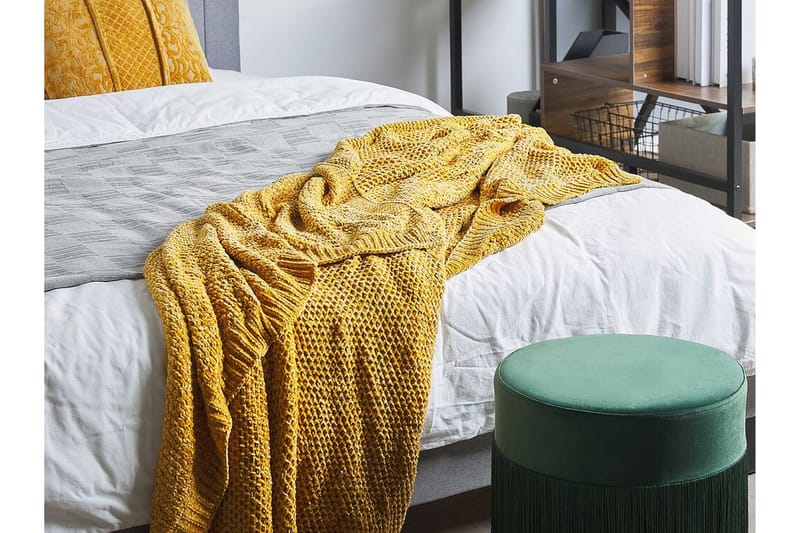 Haifa Överkast 150x200 cm - Gul - Textil & mattor - Filtar, kuddar & plädar - Filtar & plädar