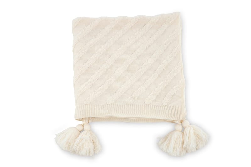 Katlyn Pläd 130x170 cm - Vit - Textil & mattor - Filtar, kuddar & plädar - Filtar & plädar