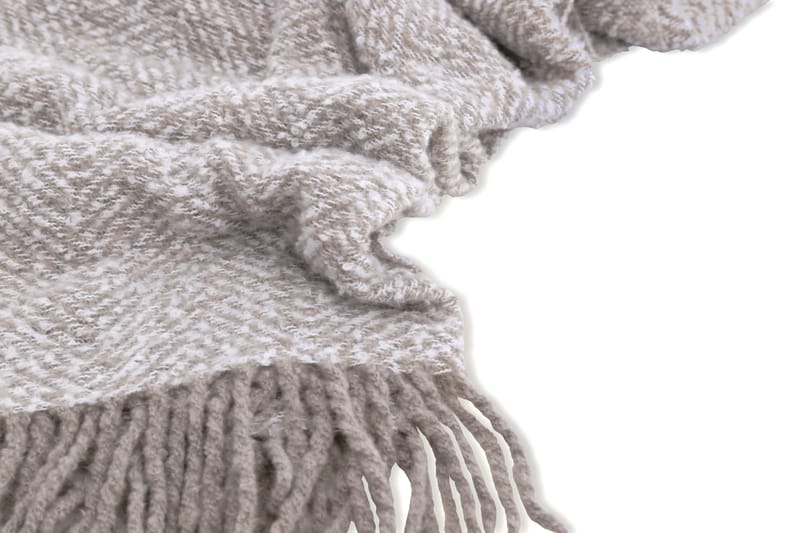 Kullie Pläd 130x170 cm - Grå/Vit - Textil & mattor - Filtar, kuddar & plädar - Filtar & plädar